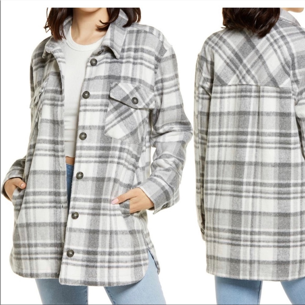 Thread and supply shirt jacket